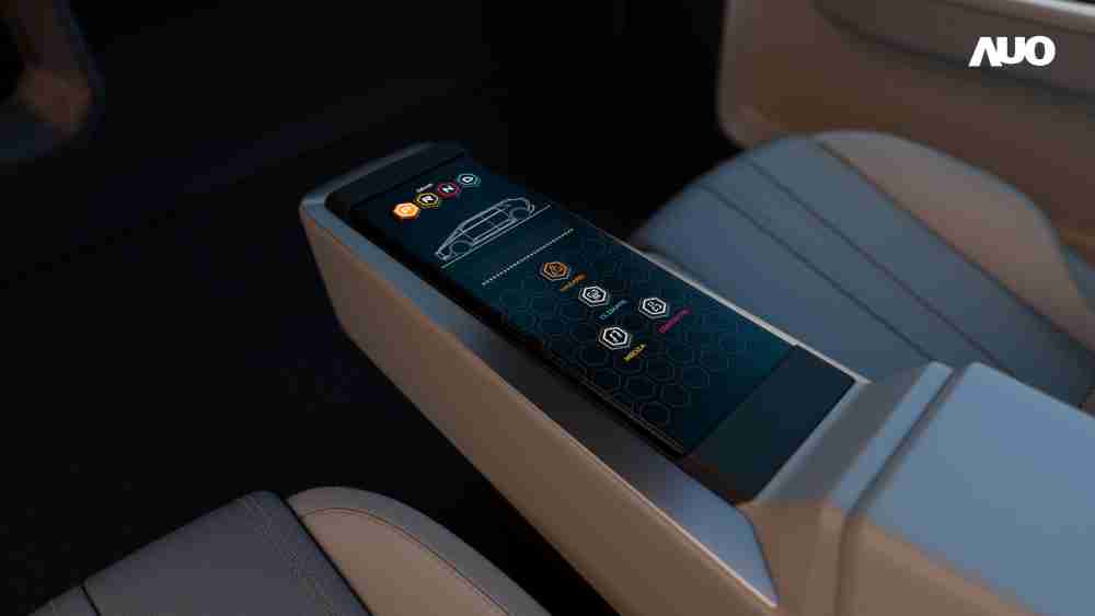 人生就是博以人性化设计打造多变形态中控显示(Morphing Center Control)，，，不使用时仅平面显示信息，，，进行操作时，，，显示器则会动态隆起，，，，转变成3D实体按钮，，，并有触觉回馈，，，，展示人机互动新体验